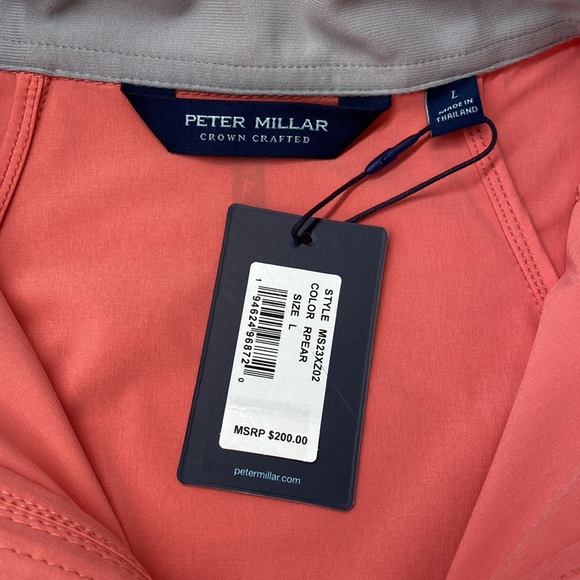 Peter Millar Crown Crafted quarter zip performance golf vest. NWT - Picture 5 of 8